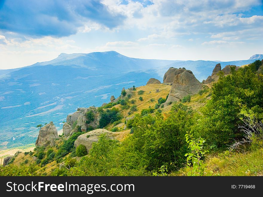 Landmark - Ghost Valley, Demerdji, Crimea, Ukraine.