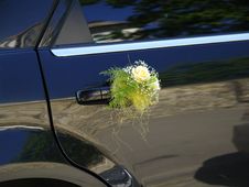 Wedding Car Decorated With Flowers Royalty Free Stock Photo Wedding Car Decorated With Flowers Royalty Free Stock Photo