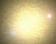Brick Wall And Light Stock Photos Brick Wall And Light Stock Photos