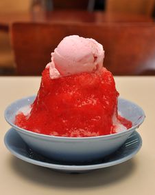 Strawberry Ice Cream Dessert Royalty Free Stock Image Strawberry Ice Cream Dessert Royalty Free Stock Image