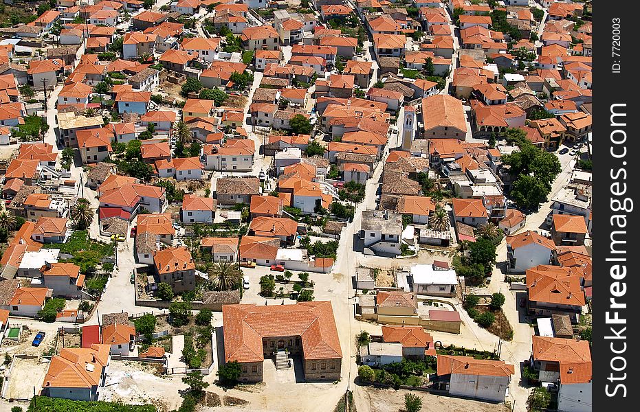 Greek Village, Aerial View