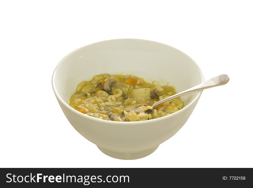 A bowl of lamb stew - meal on a budget. A bowl of lamb stew - meal on a budget