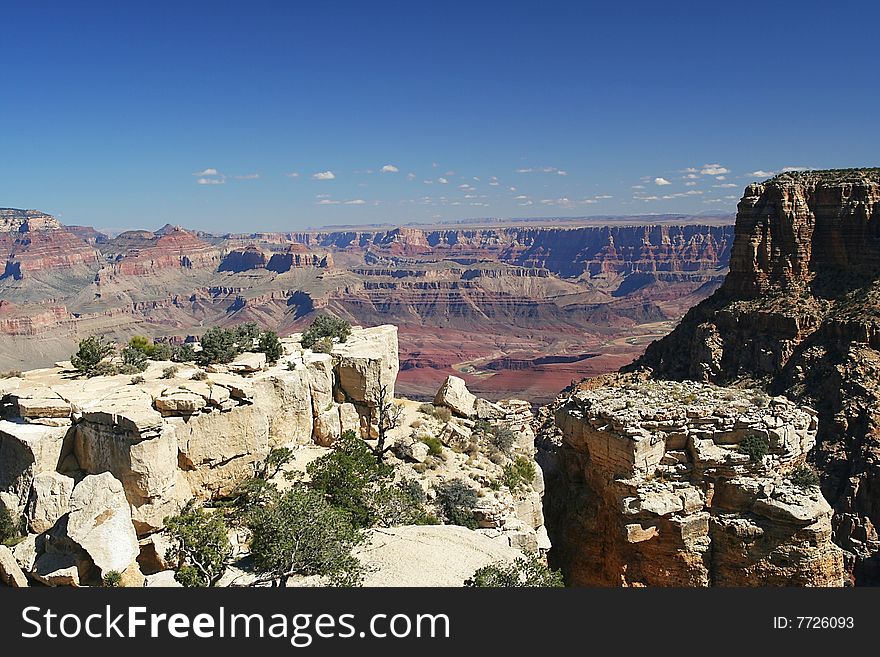 View of grand canyon NP panorama