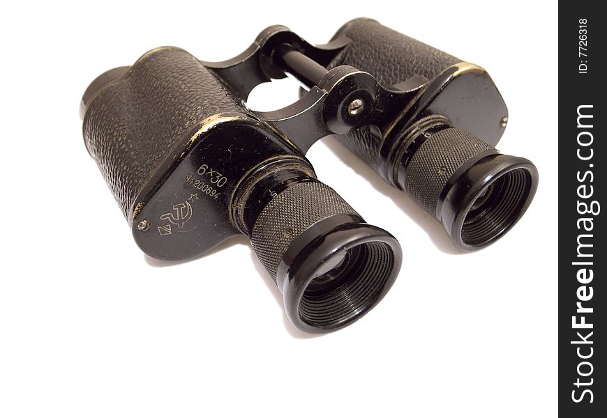 Vintage soviet World War II binocular