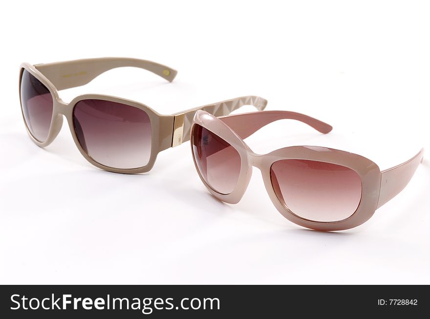 Sunglass on a white background