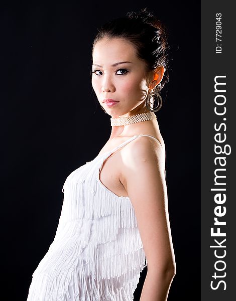 Stylish Fashion Asian Young Woman