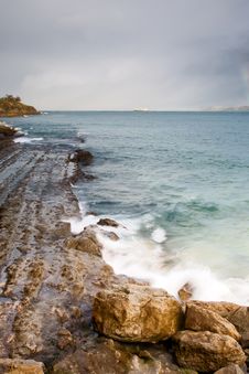 Rocky Coast Shore Royalty Free Stock Photography Rocky Coast Shore Royalty Free Stock Photography