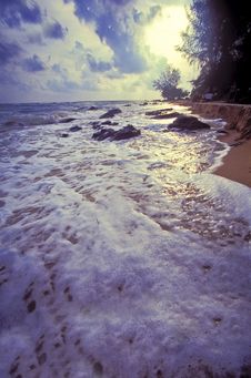 Sunset Beach Stock Photography Sunset Beach Stock Photography