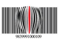 Zoomed Bar Code Stock Photo Zoomed Bar Code Stock Photo