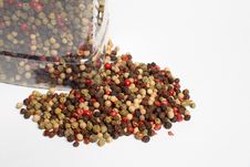Heap Of Four Kind Of Pepper Stock Photo Heap Of Four Kind Of Pepper Stock Photo