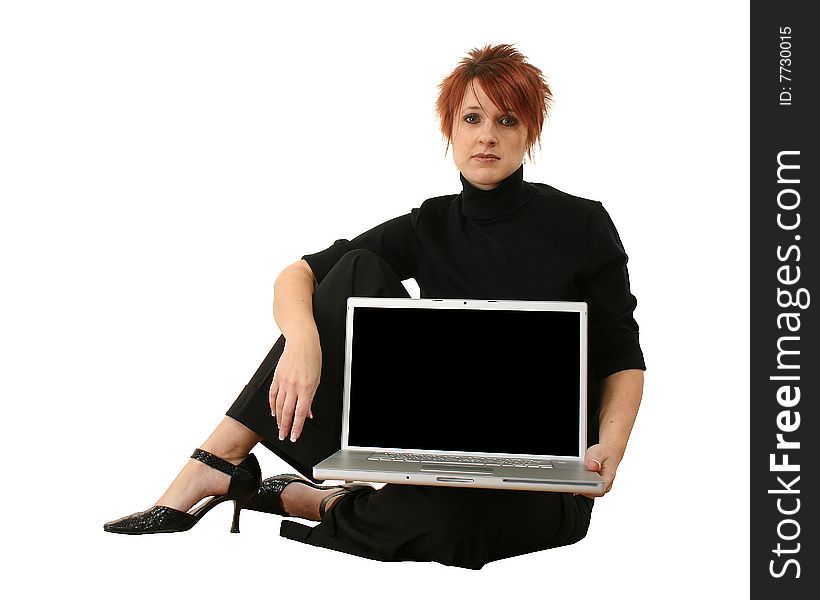 Woman with Laptop
