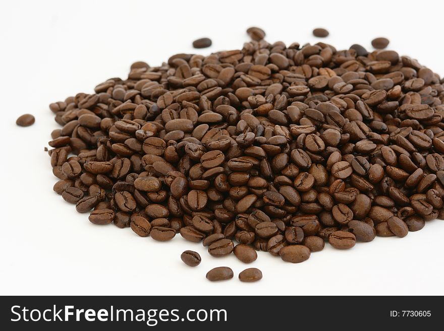 An Isolated Stack Of Coffee