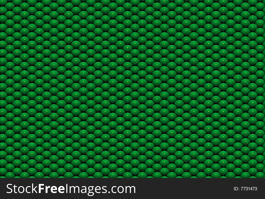 Seamless Texture Made Up Of Green Spheres - Isometric Perspective. Seamless Texture Made Up Of Green Spheres - Isometric Perspective