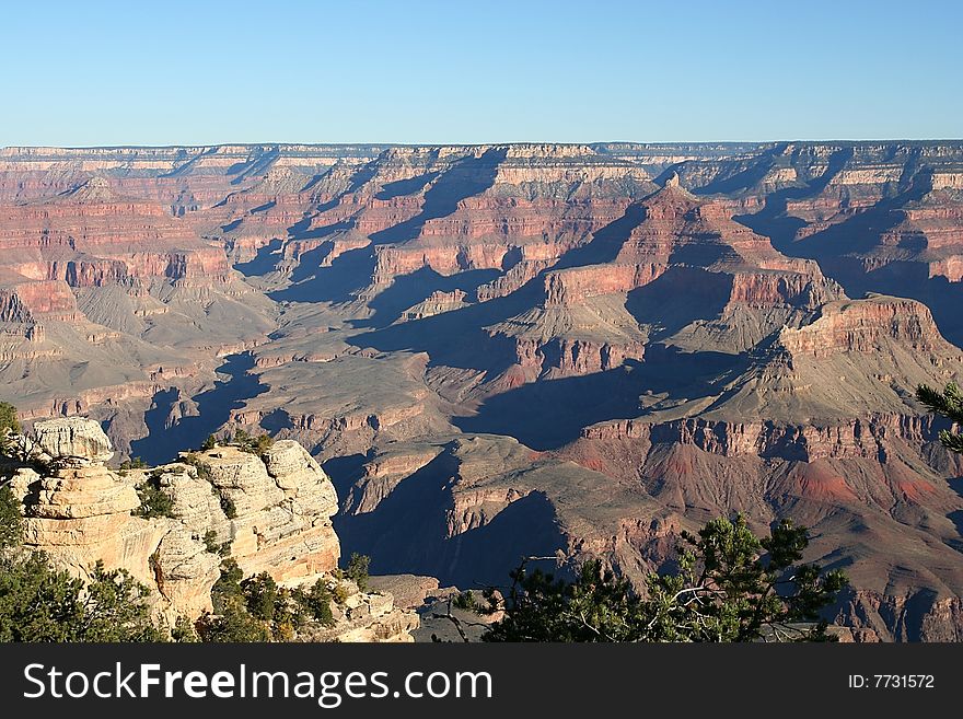 View of grand canyon NP panorama