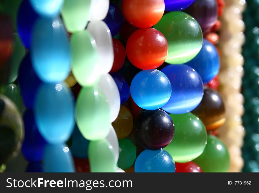 Green And Blue Beads