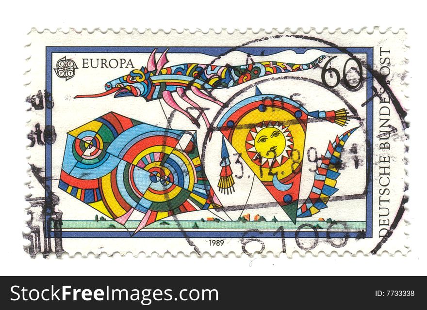 Old Canceled German Stamp