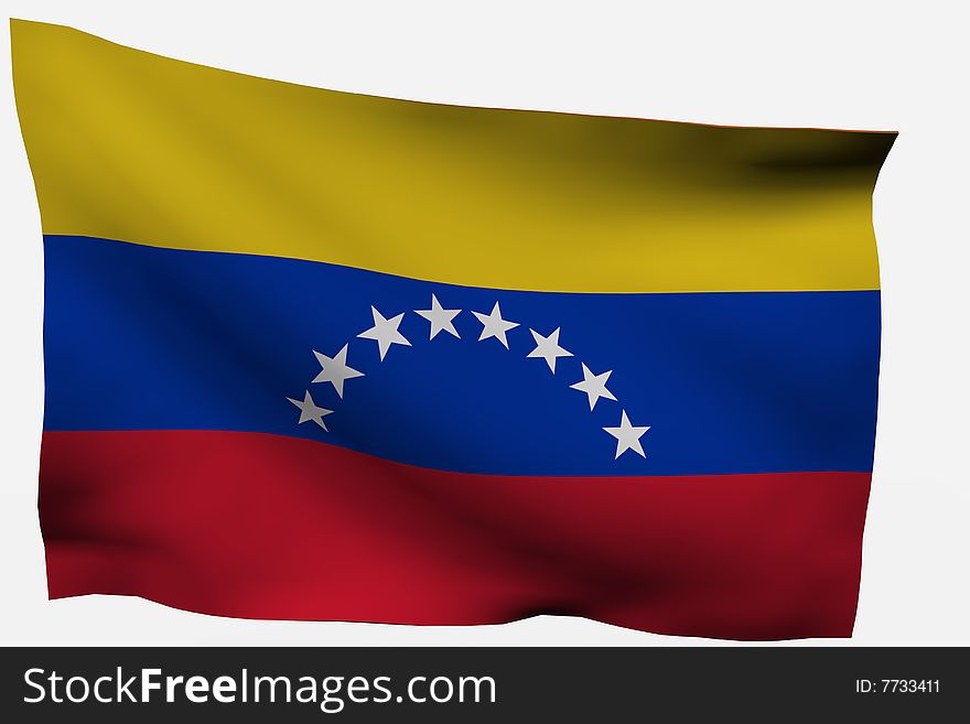 Venezuela 3d Flag