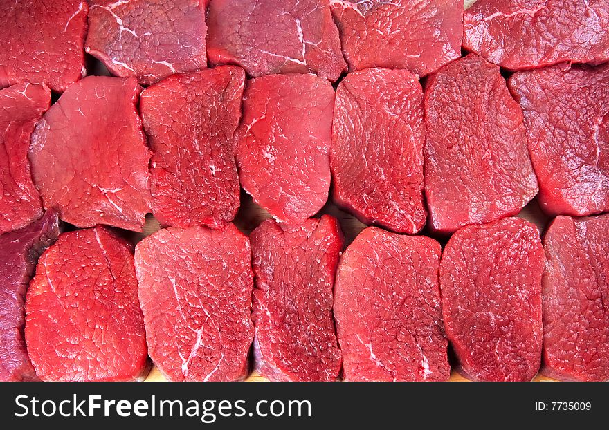 Fresh meat for grill or barbecue