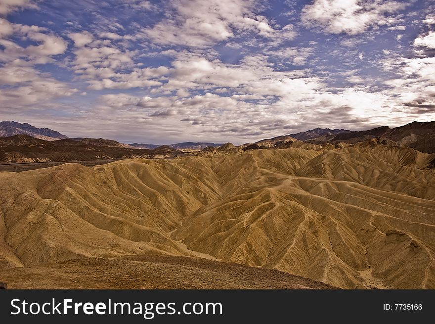 Clay Mountains at Death Valley