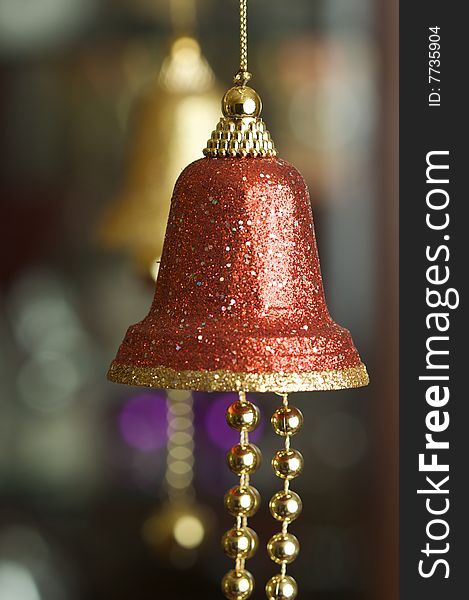 Beautiful Ornate Bell Hanging Ornaments with Narrow Depth of Field. Beautiful Ornate Bell Hanging Ornaments with Narrow Depth of Field.