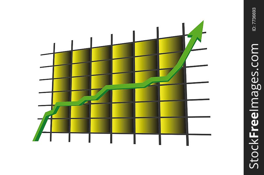 Statistics - isolated diagram on white (with vector EPS format). Statistics - isolated diagram on white (with vector EPS format)