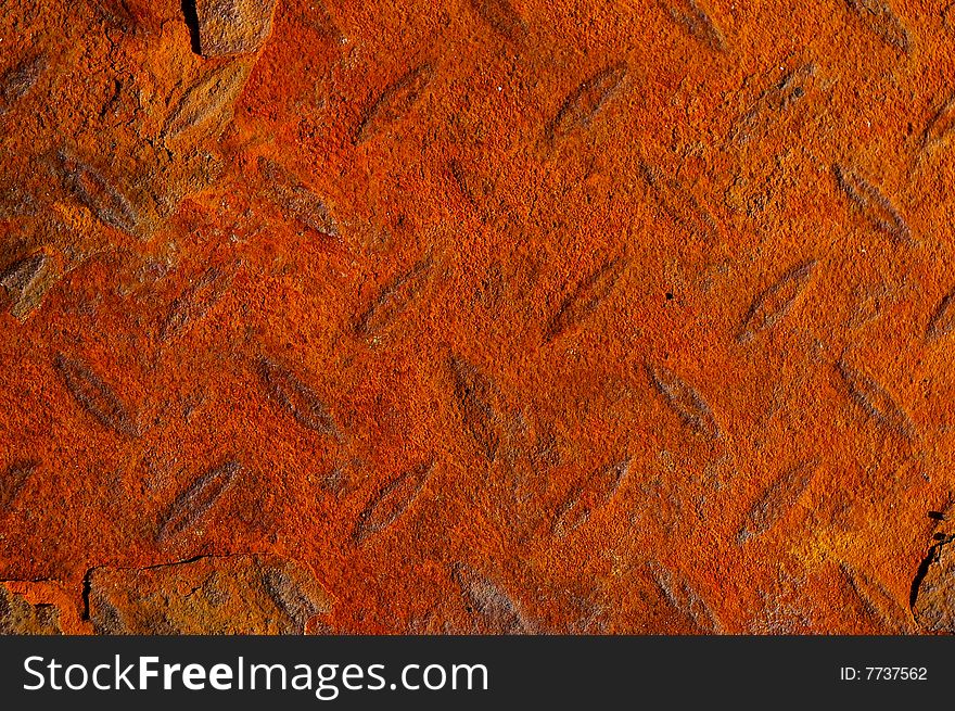 Rusty texture with metallic rivets. Rusty texture with metallic rivets