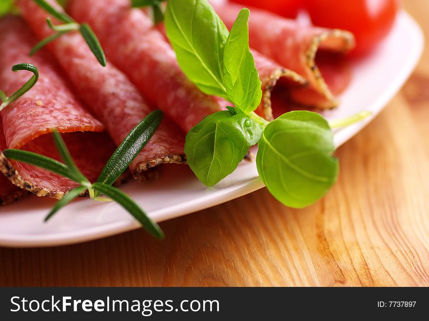 Salami With Herbs