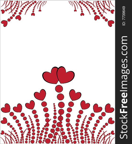 Valentine's background. Vector illustration. EPS8, all parts closed, possibility to edit. Valentine's background. Vector illustration. EPS8, all parts closed, possibility to edit.