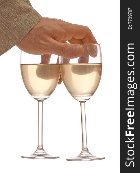 Wine And Hand