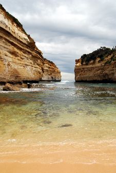Great Ocean Road - Loch Ard Gorge Royalty Free Stock Photography Great Ocean Road - Loch Ard Gorge Royalty Free Stock Photography