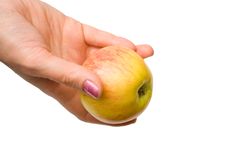 Apple In Hand. Stock Photography Apple In Hand. Stock Photography