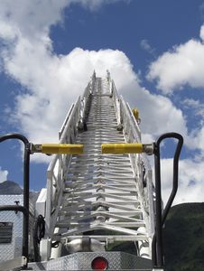 Firetruck Ladder Stock Photo Firetruck Ladder Stock Photo