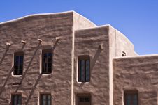 Building In Santa Fe Royalty Free Stock Images
