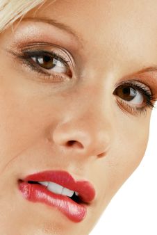 Free Smiling Woman Mouth Royalty Free Stock Photo - 7748385