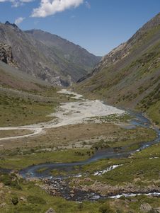 Mountain Valley Royalty Free Stock Photography Mountain Valley Royalty Free Stock Photography