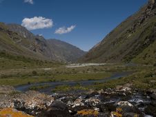 Mountain Valley Royalty Free Stock Image Mountain Valley Royalty Free Stock Image