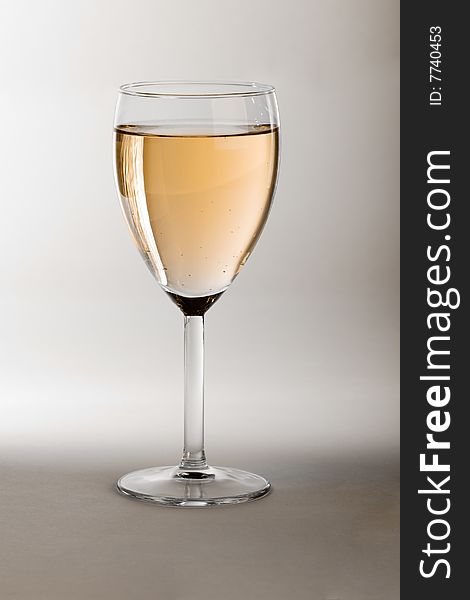 Glass With Sparkling Wine