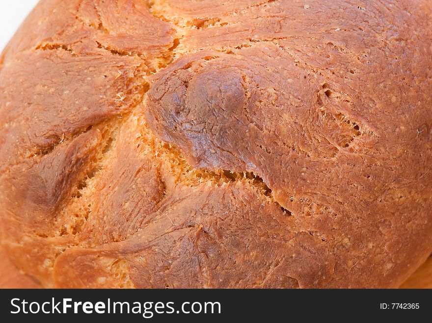 Fresh small bread on a light background. Fresh small bread on a light background