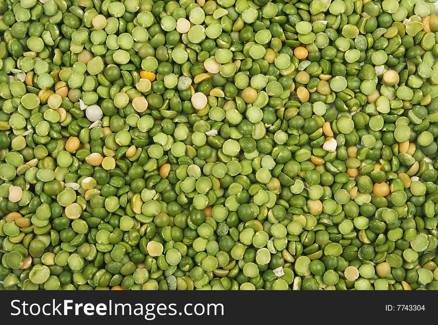 Dried split peas as a background and texture. Dried split peas as a background and texture