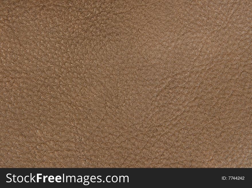 Brown leather as a background. Brown leather as a background