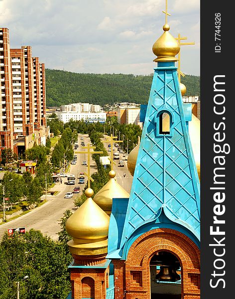 Russian Church In City