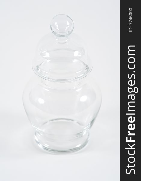 Glass Jellybean Jar