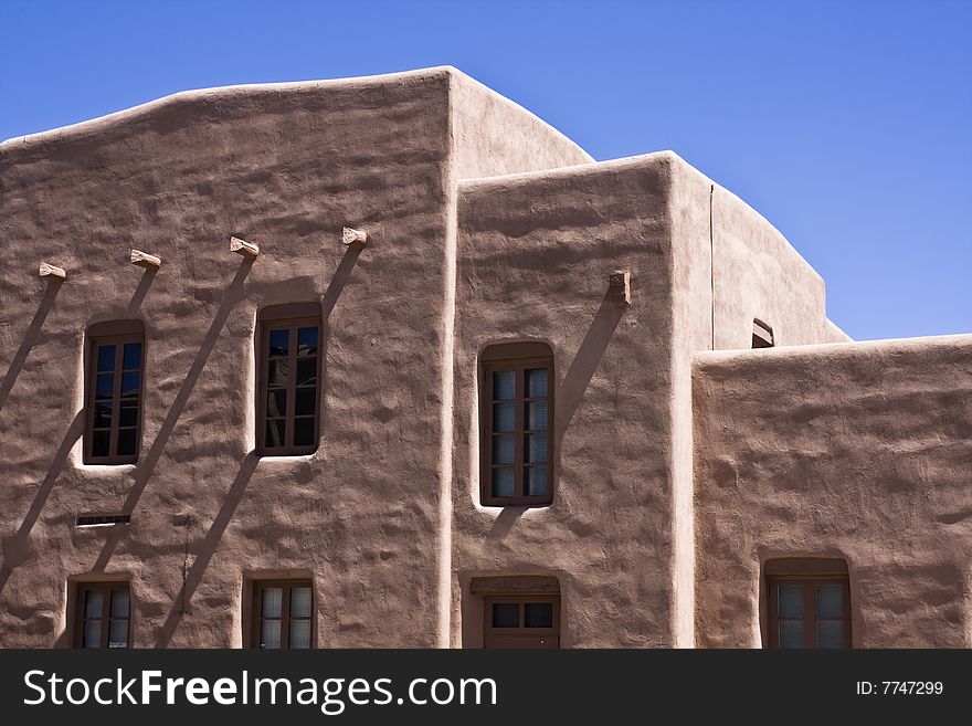 Building in Santa Fe, New Mexico.