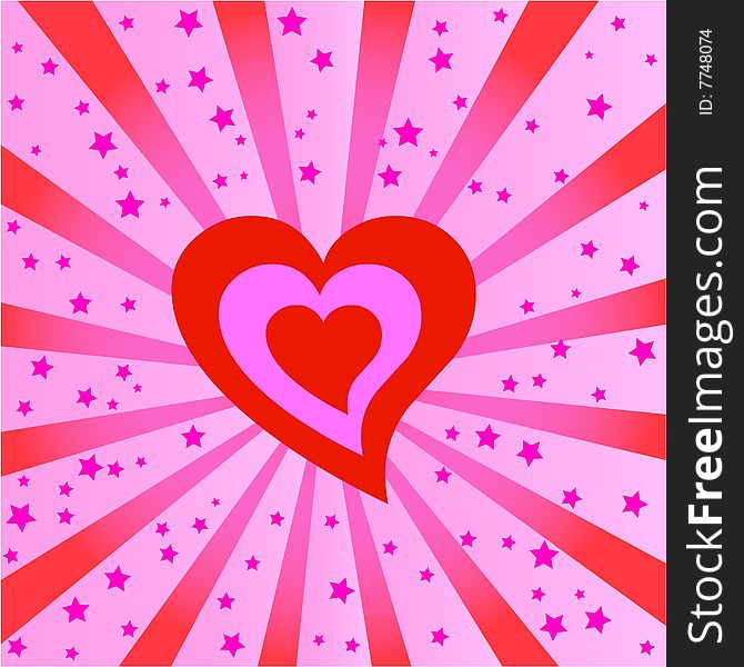 Valentine s Day Heart Background