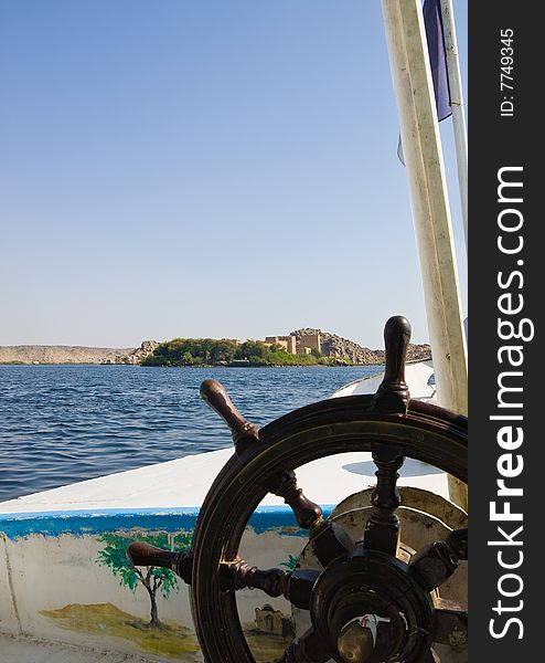 View from a boat on Nasser lake. Egypt series. View from a boat on Nasser lake. Egypt series