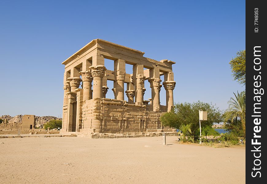 Trajan's kiosk from Philae Island. Egypt series