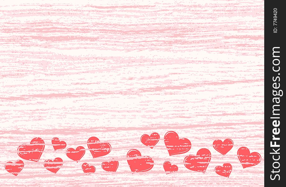 Valentine background with space for a text