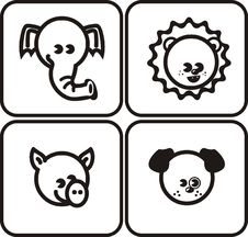 Animal S Heads Stock Photo Animal S Heads Stock Photo