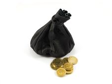 Pouch And Coins Stock Photos Pouch And Coins Stock Photos