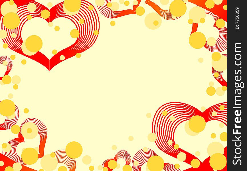 Valentine background for your design